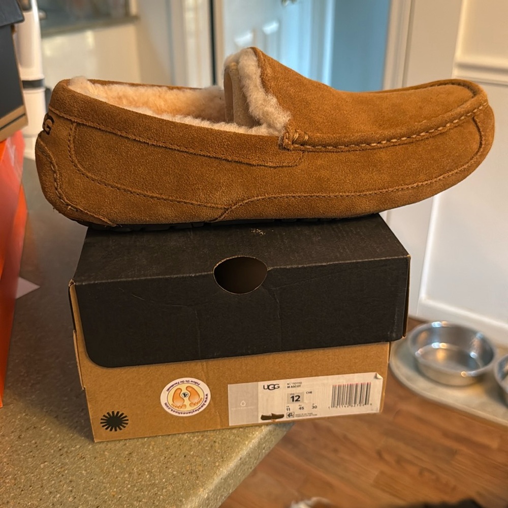 Never Worn Mens size 12 UGG slippers